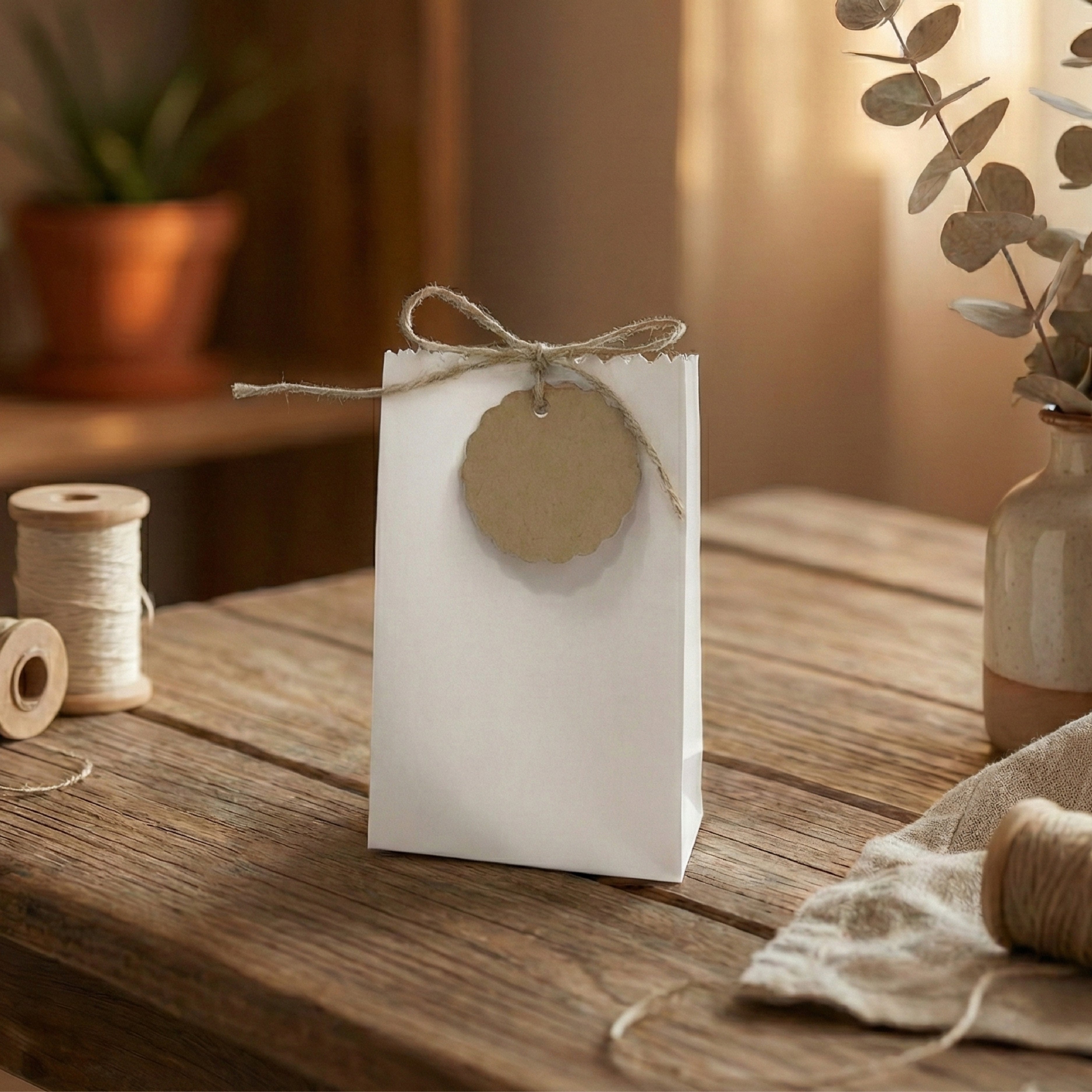 White Kraft Gift Box – Ready-Made