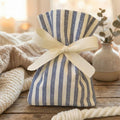 Striped Cotton Drawstring Gift Bag – Reusable Fabric Packaging